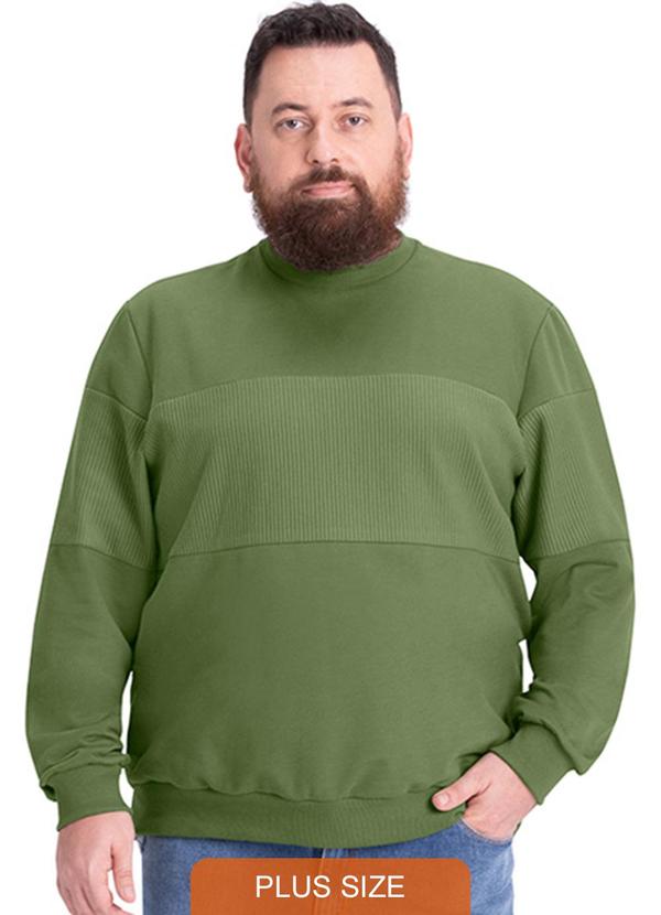 Rezzato - Blusão Texturizado Moderno Masculino Verde