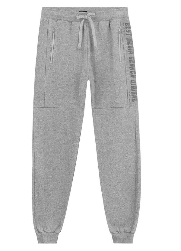 Diametro - Calça Moletom Felpa Cinza 4