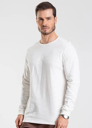 Diametro - Camiseta Manga Longa Bege - DIAMETRO