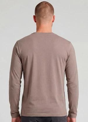 Diametro - Camiseta Manga Longa Marrom - DIAMETRO
