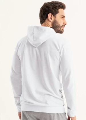 Moda Pop - Casaco Branco com Estampa Respect - MODA POP