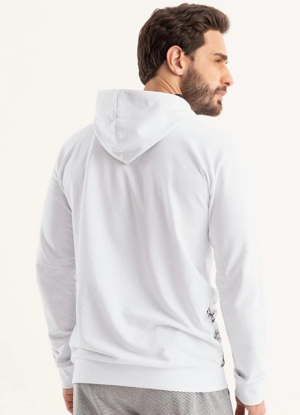 Moda Pop - Casaco Branco com Estampa Respect 2