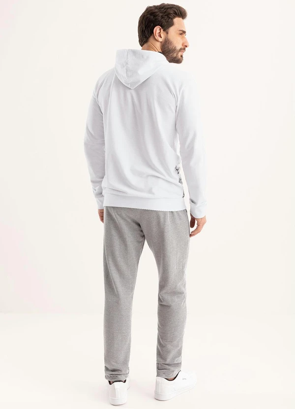 Moda Pop - Casaco Branco com Estampa Respect 4