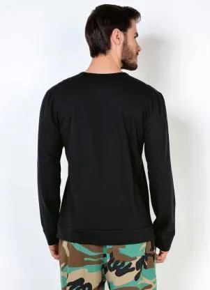 Moda Pop - Casaco Los Angeles Básico Preto - MODA POP