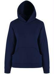 Casaco Marinho com Capuz e Bolso Basicamente