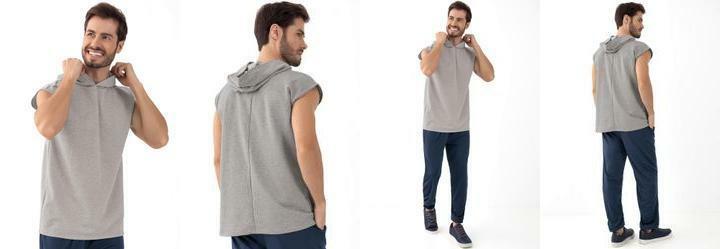 Casaco Mescla Claro em Moletinho