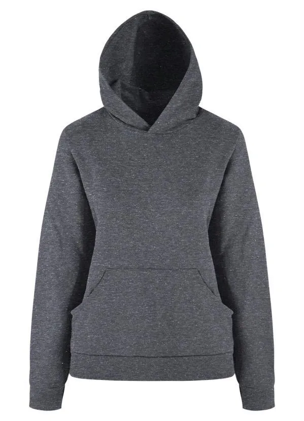 Basicamente - Casaco Mescla com Capuz e Bolso Basicamente