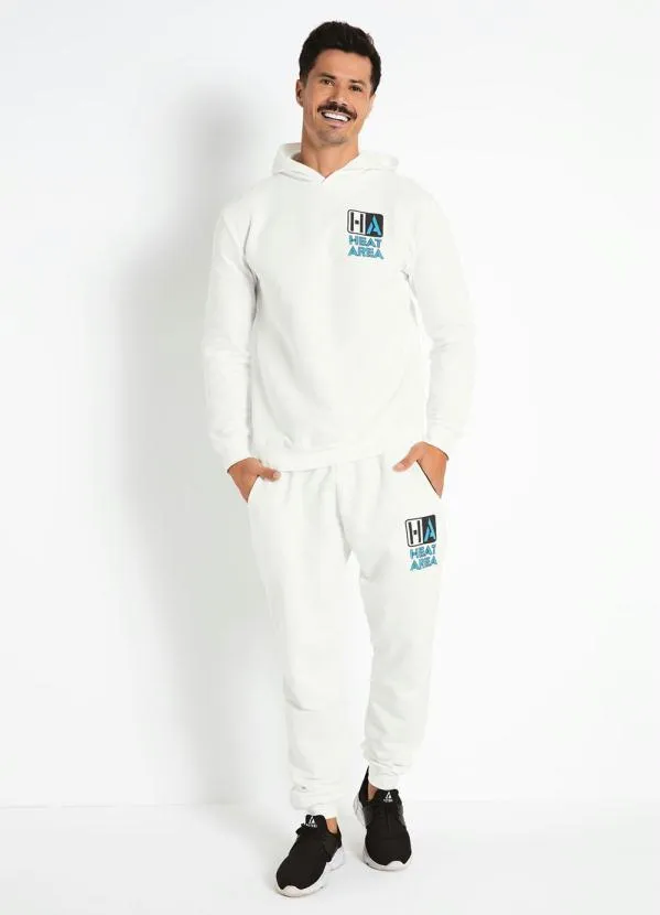 Moda Pop - Casaco Off White com Estampa Frontal 3