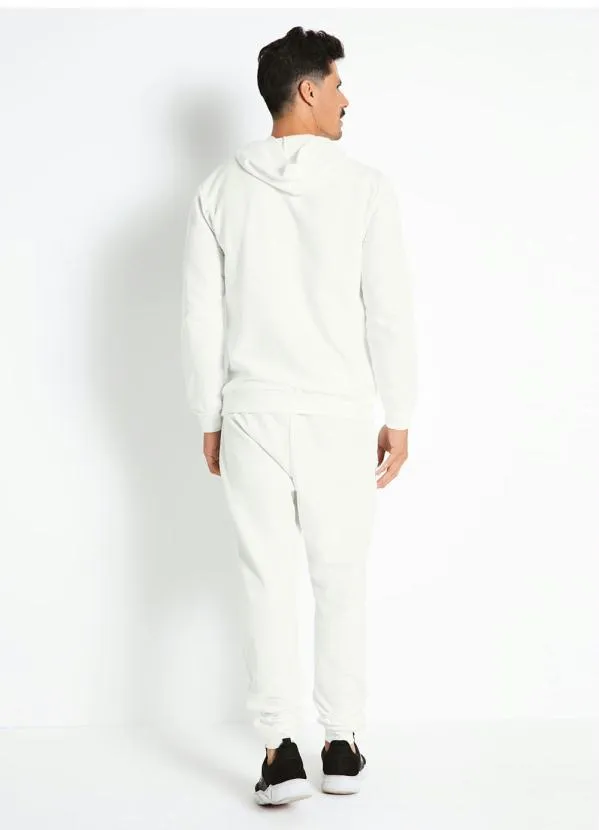 Moda Pop - Casaco Off White com Estampa Frontal 4