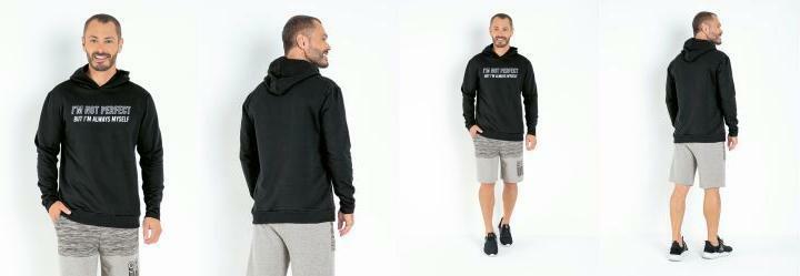 Casaco Preto com Capuz