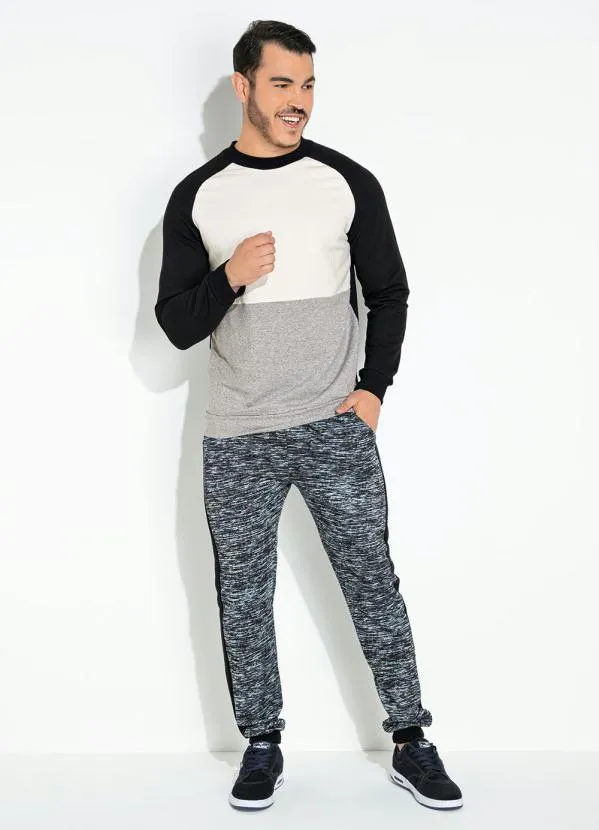 Moda Pop - Casaco Tricolor com Recortes 3