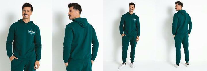 Casaco Verde com Capuz