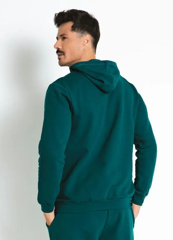 Moda Pop - Casaco Verde com Capuz 2