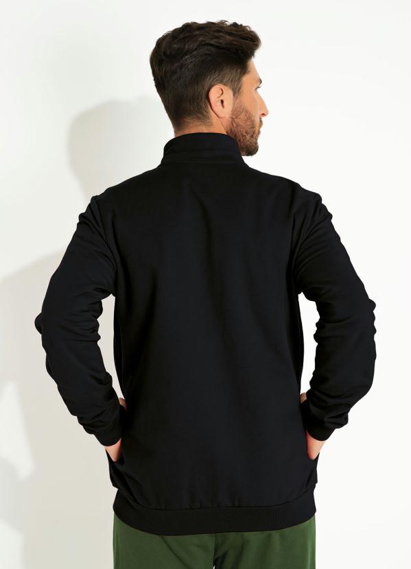 Basicamente - Jaqueta Preto com Gola Alta Basicamente 2
