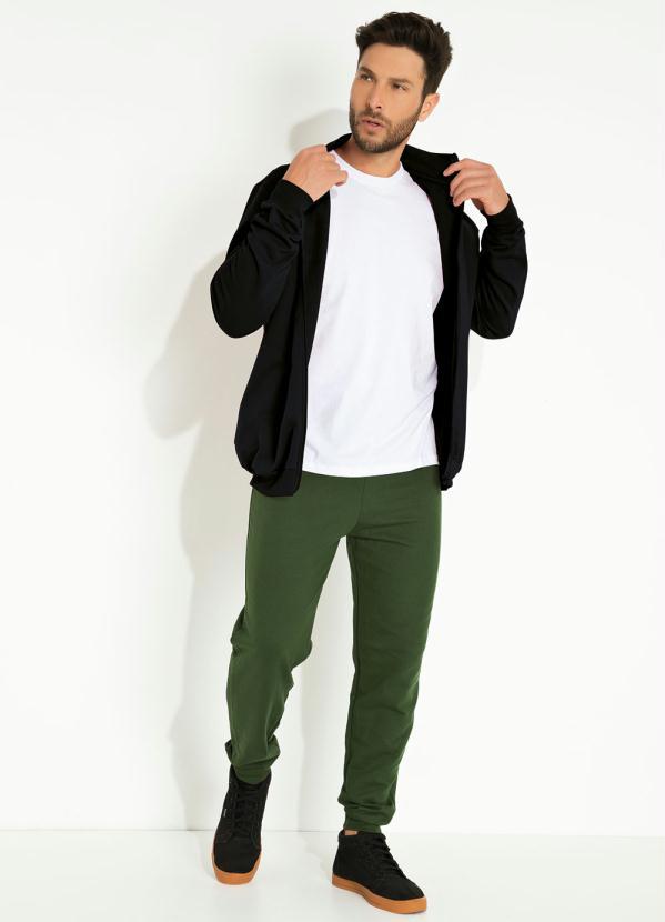 Basicamente - Jaqueta Preto com Gola Alta Basicamente 5