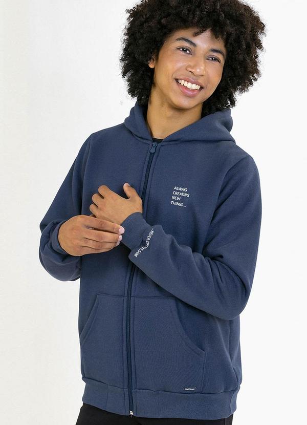 Soft Bonni - Jaqueta Teen em Moletom Cinza