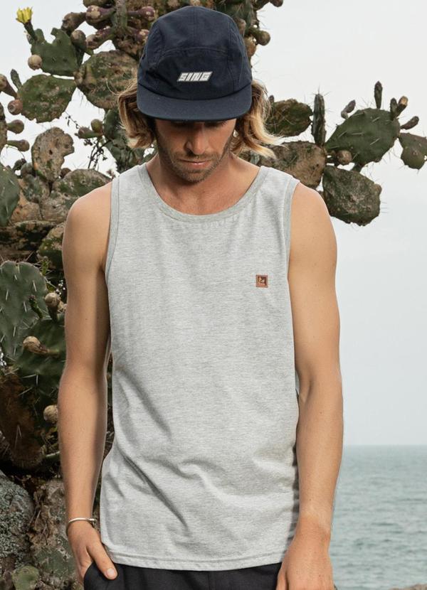 The Philippines - Camiseta Regata Masculina Cinza