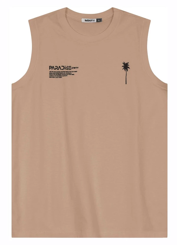 Minty - Machão Juvenil Masculino em Meia Malha Marrom