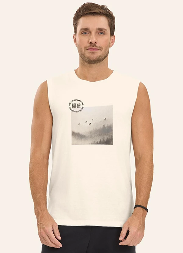 Diametro - Machão Masculino Meia Malha Bege