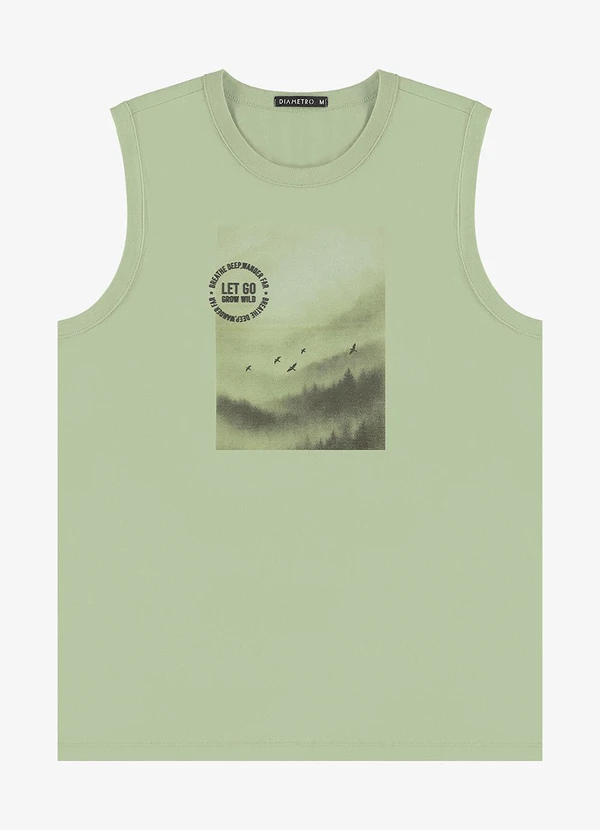 Diametro - Machão Masculino Meia Malha Verde