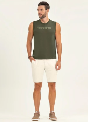 Diametro - Machão Plus Size Masculino em Meia Malha Verde - DIAMETRO