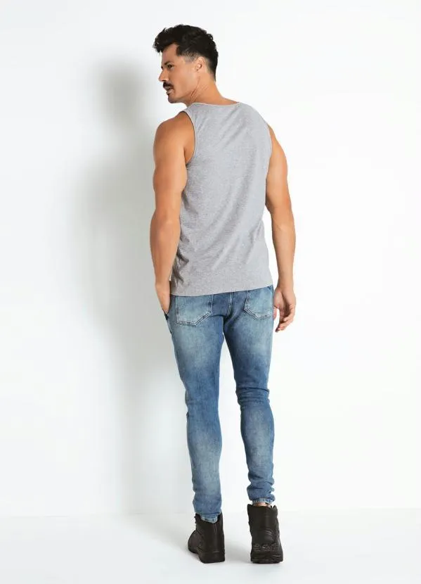 Moda Pop - Regata Básica Mescla 4