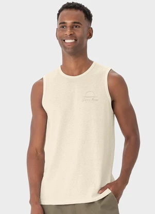 Malwee - Regata Bege Summer Therapy em Linho - MALWEE