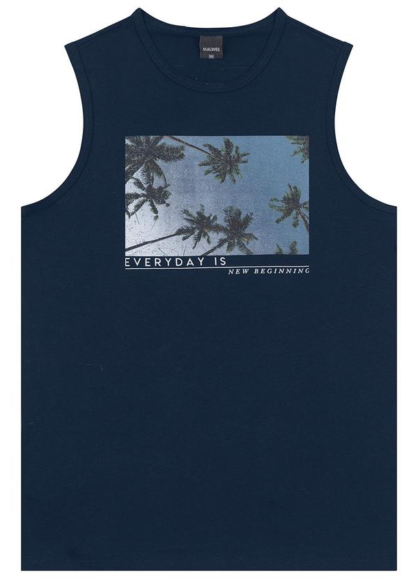 Malwee - Regata Coqueiros Masculino Azul Marinho