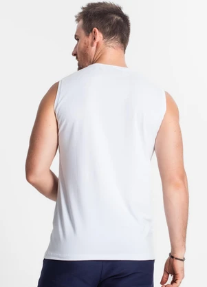 Diametro - Regata de Cotton Masculina Branco - DIAMETRO