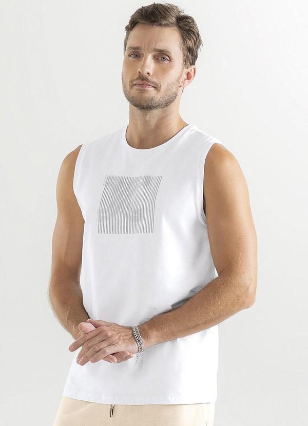 Exco - Regata em Algodão Branco 1