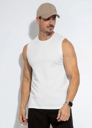 Exco - Regata em Algodão Branco  - EXCO