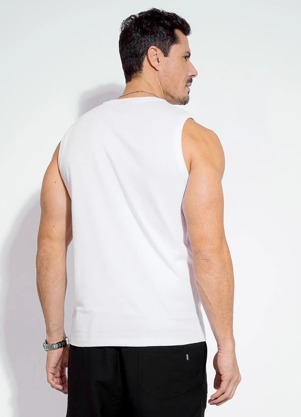 Exco - Regata em Algodão Branco  2