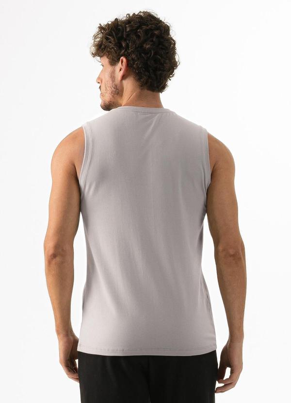 Exco - Regata em Algodão Cinza Claro 2