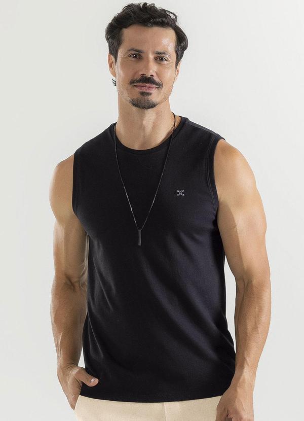 Exco - Regata em Algodão Preto