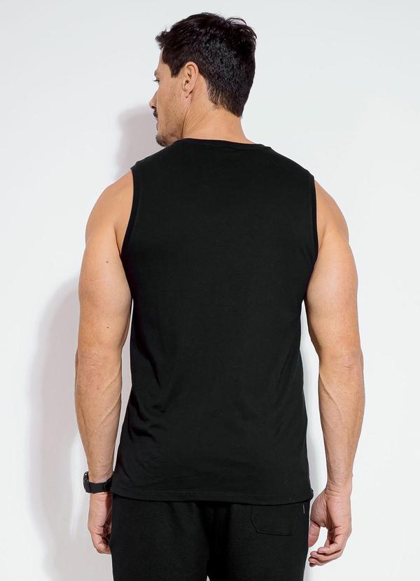 Exco - Regata em Algodão Preto 2