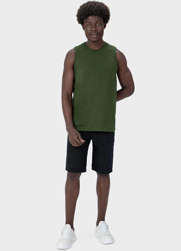 Malwee - Regata em Malha Masculina Verde 2