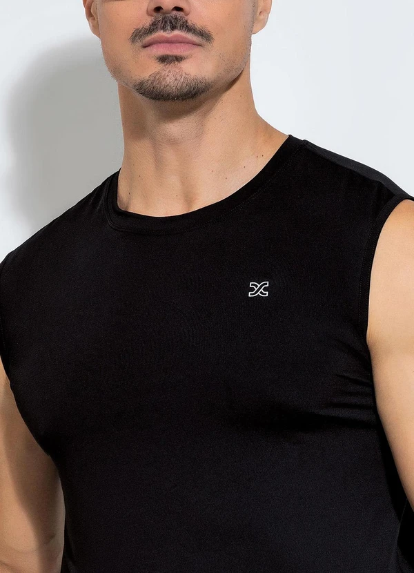 Exco - Regata em Tecido Tecnológico Preto 3