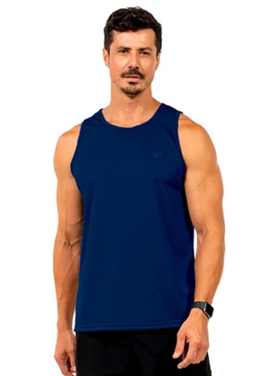 Decoy - Regata Fitness com Estampa Masculina Azul - DECOY