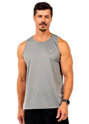Decoy - Regata Fitness com Estampa Masculina Cinza - DECOY