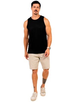 Decoy - Regata Fitness em Ribana Masculina Preto - DECOY