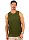 Decoy - Regata Fitness em Ribana Masculina Preto - variação: Verde