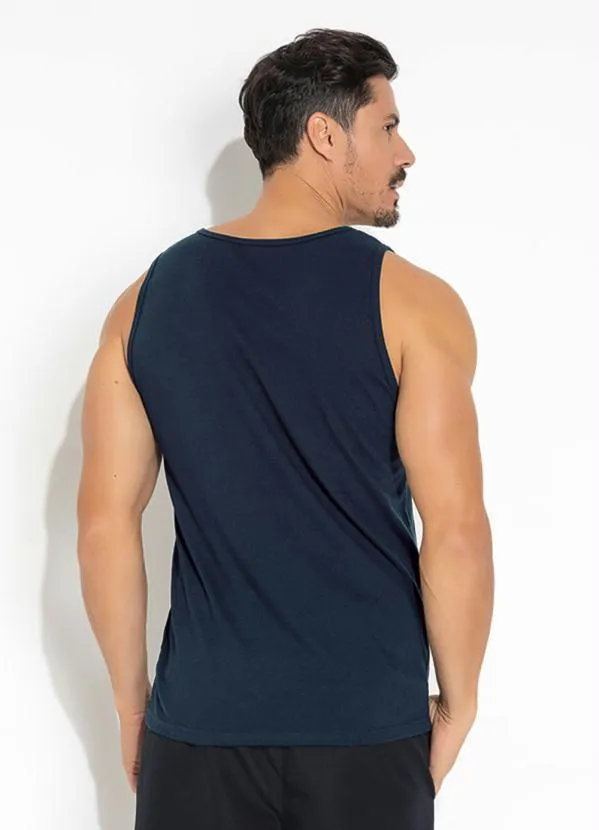 Moda Pop - Regata Folhagem com Estampa Localizada 4