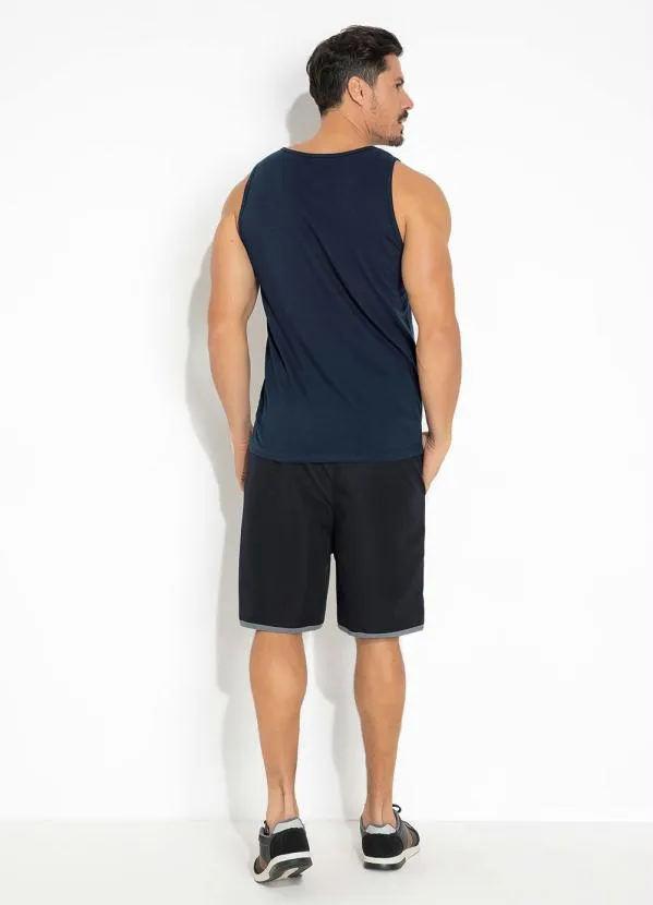 Moda Pop - Regata Folhagem com Estampa Localizada 2