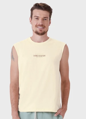 Malwee - Regata Living In Nature em Malha Linho Off White - MALWEE