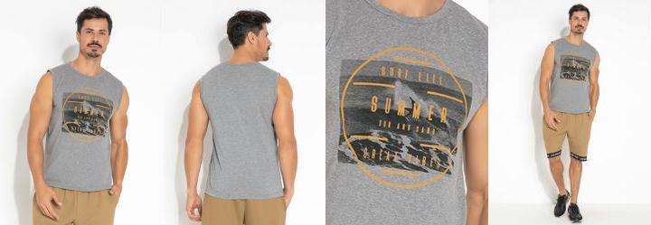 Regata Luiz Mescla com Estampa