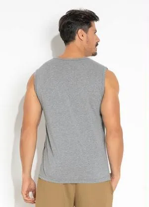 Moda Pop - Regata Luiz Mescla com Estampa - MODA POP
