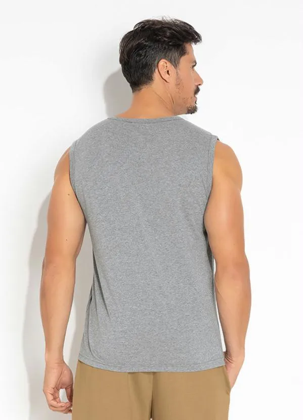 Moda Pop - Regata Luiz Mescla com Estampa 2