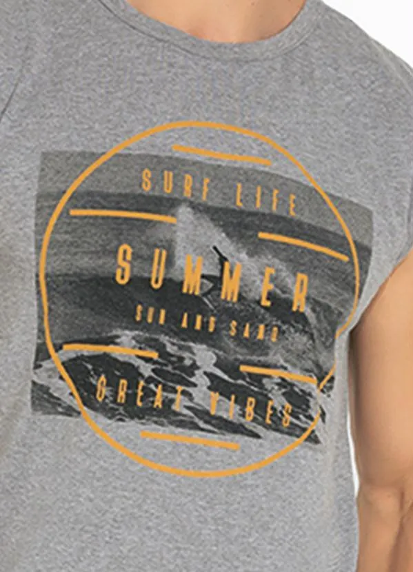 Moda Pop - Regata Luiz Mescla com Estampa 3