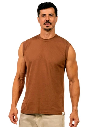 Decoy - Regata Machão Casual Masculina Marrom - DECOY