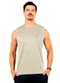 Decoy - Regata Machão Fitness Masculina Preto - variação: Bege